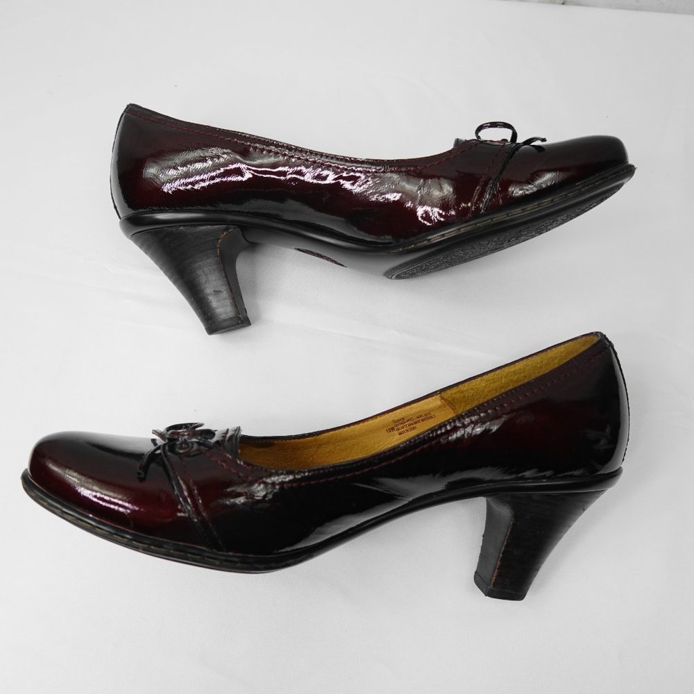 SOFFT Patent Leather Pumps With Bow | Size 10
